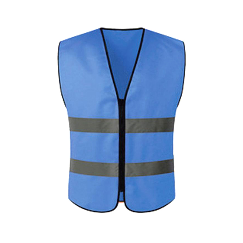 Vest phản quang hai thanh không có túi dây kéo